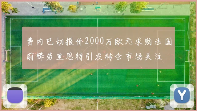 费内巴切报价2000万欧元求购法国前锋劳里恩特引发转会市场关注